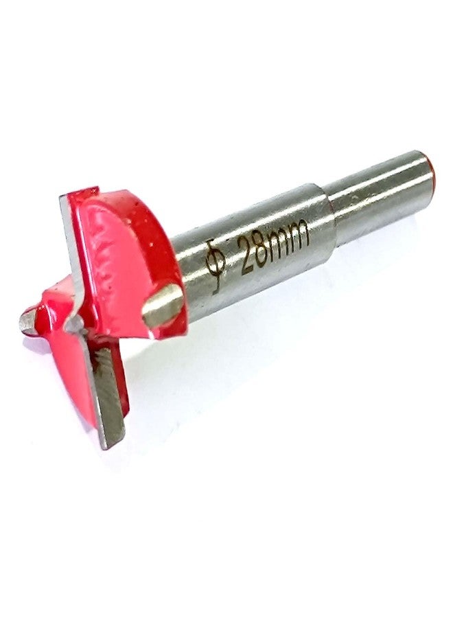 UpToDateTools Forstner Drill Bits 28mm, Tungsten Carbide Wood Hole Saw Auger Opener, Woodworking Hinge Hole Drilling Boring Bit Cutter,Round Hole Drill Bit for Wood - Image 1